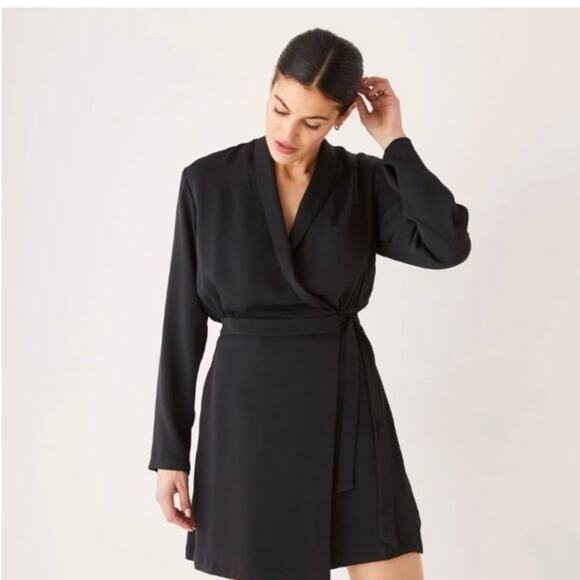 NWT Frank and Oak The Wrap Dress Size XS - Picture 2 of 6